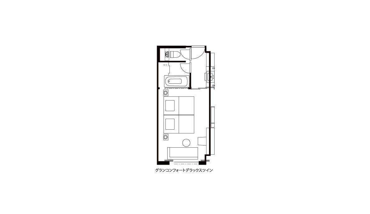 Grand Comfort Room Deluxe Twinの画像