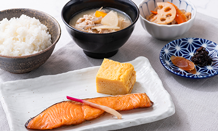 銀鮭柚庵焼き膳