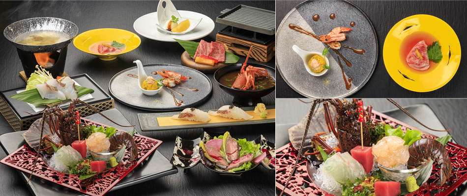 秋の最高級コース「美味饗宴」